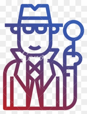 Detective Sherlock Holmes Crime Inspector Icon - Icon