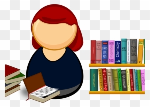 Library Clipart - Library Bookshelf Clip Art