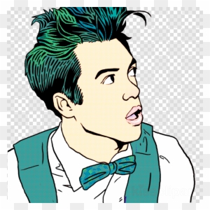 Brendon Urie Flower Crown Brendon Urie Drawing Cartoon Free Transparent Png Clipart Images Download