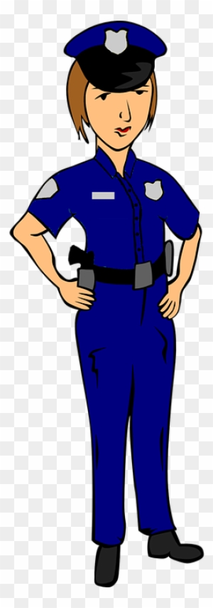Police Clipart Vector Png - Drawing A Police Officer