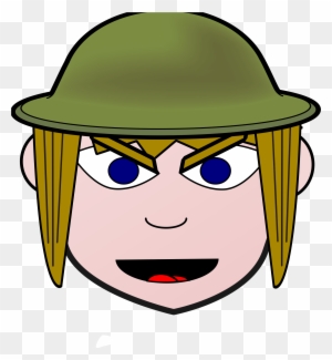 Colonial Soldier Clipart - Soldier Head Clipart