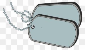 Dog Tags, Military, Identification, Army - Army Dog Tags Clipart Png