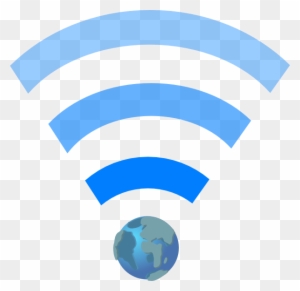 Wifi Symbol With Earth Clip Art At Clker - World Wide Web Icon