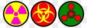 Wmd Symbols Horizontal - Biohazard Rear Slide Cover Plate For Glock (fba)