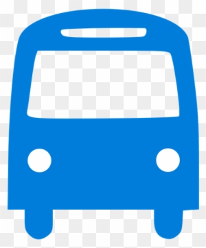 Transportation - Bus Icon Blue
