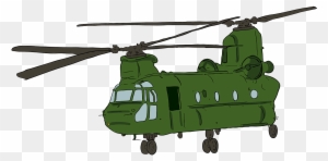 Military Helicopter Boeing Ch 47 Chinook Boeing Ah - Military Helicopter Clip Art