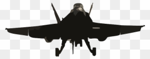 Silhouette, Plane, Navy, Vehicle, Landing, Army - Fighter Jet Silhouette Png