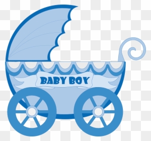 Kartki Free Ideas - Baby Stroller Clipart Blue