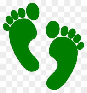 This Free Clip Arts Design Of Green Feet Left Foot - Feet Clipart Png