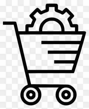 E Commerce Services Solution Cart Online Shopping Settings - Settings Icon In White Color Png