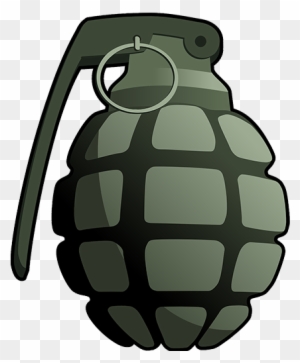 Grenade Clipart Silhouette - Grenade Clipart Silhouette - Full Size PNG ...
