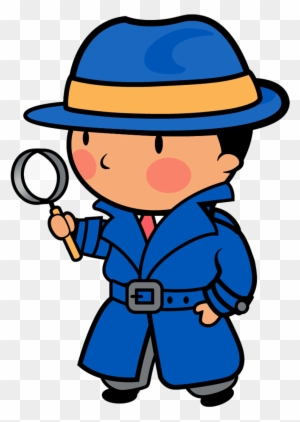 Detective Clipart Free - Cartoon Looking For Clues - Free Transparent PNG  Clipart Images Download