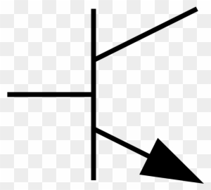 Filesymbol Npn Transistorsvg Wikimedia Commons - Transistor Symbol Png