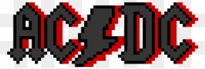 Ac/dc - Acdc Pixel Art - Free Transparent PNG Clipart Images Download