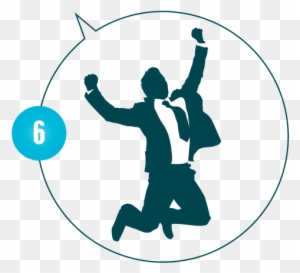 Image Library Business Man Silhouette At Getdrawings - Jumping Happy Stock Businessman