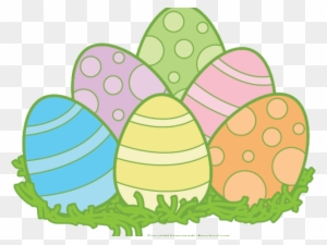 Easter Clipart Music - Spring Easter Eggs Clipart