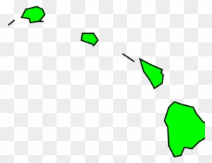 Hawaii Clip Art Map