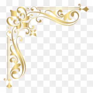 Free Png Download Corner Gold Clipart Png Photo Png - Border Design For Notebook