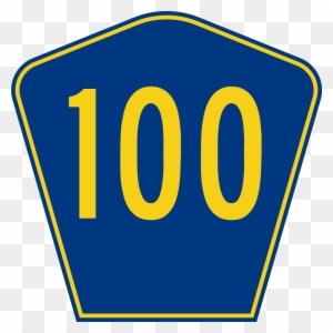 100 Number Vector Free Png File - Traffic Sign - Free Transparent PNG ...