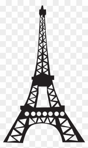 Eiffel Tower Silhouette Png High-quality Image - Paris Eiffel Tower Template