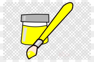 Yellow Paint Clipart Paint Brushes Clip Art - Hair Cutting Scissors Svg