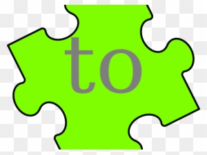 Puzzle Clipart Word Puzzle - Green Puzzle Piece Clipart