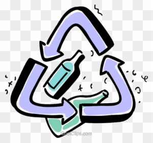 Recycling Symbols Royalty Free Vector Clip Art Illustration - Recycling Symbol