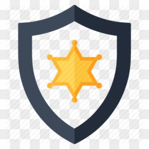 Security Shield Clipart Police Badge - Sheriff Star Svg