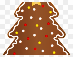Cookie Clipart Xmas - Gingerbread Christmas Tree Clipart