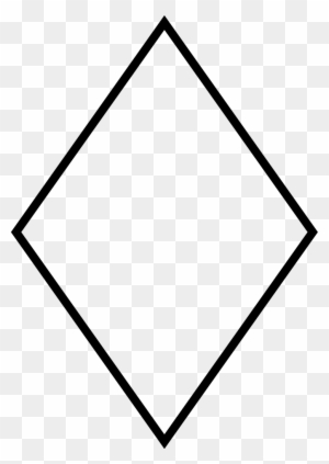File Rhombus 1 Svg Wikimedia Commons People Playing - Diamond Shape Colouring Pages
