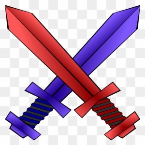Crossed swords emoji clipart. Free download transparent .PNG