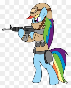 Freeuse Rainbow Dash In Arms By Shysolid On - Rainbow Dash Military