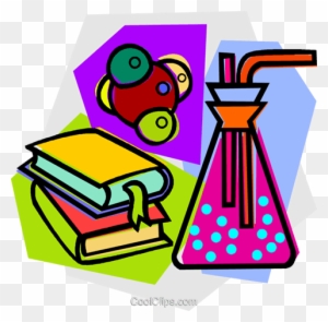 School Project, Science Royalty Free Vector Clip Art - Science Lab Materials Clipart