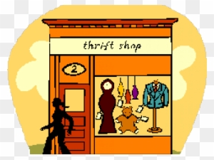 Shop Clipart Store Building - Thrift Shop Clip Art
