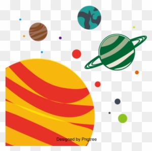 Cartoon Hand Painted Space Planet Cute, Cartoon, Hand - Cute Planet Cartoon Png