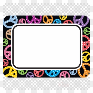 Download Teacher Created Resources Peace Signs Name - Peace Sign Name Tags