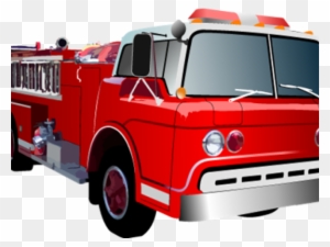 Fire Truck Clipart Transparent Background - Fire Truck And Police Car Clipart
