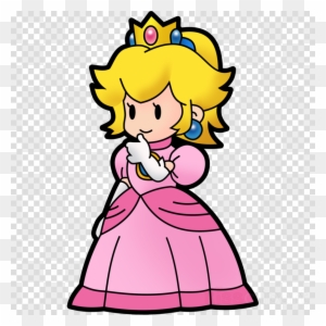 Paper Mario Peach Png Clipart Super Princess Peach - Indian Rupee Sign Png