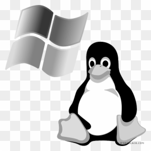 Penguin Quality Animal Free Black White Clipart Images - Tux Linux