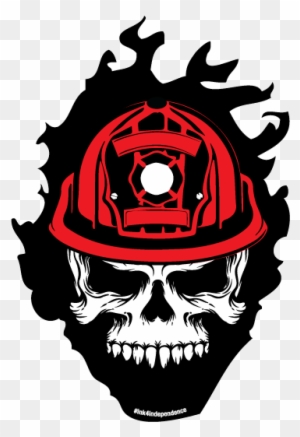 Skull Clipart Fireman - Spartan Helmet Logo Red