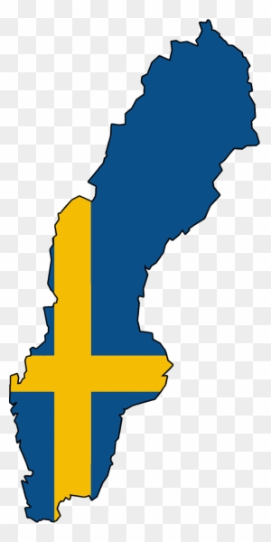 Of America, - Sweden Map