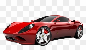Ferrari Png Clipart - Red Colour Sports Car