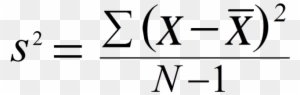 Sample Variance Calculator Transparent Background - Formula For ...