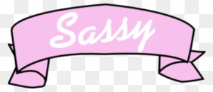 Sassy, Transparent, And Pink Image - Blank Banner Tumblr Transparent
