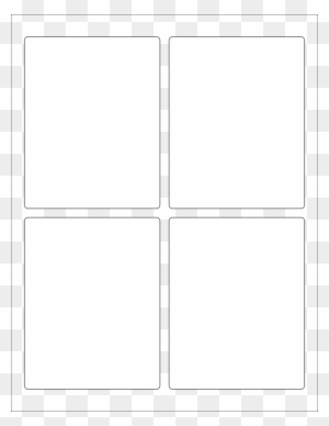 Free Wl-162 Label Template - Transparent Four Square Grid - Free  Transparent PNG Clipart Images Download