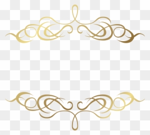 Elements Clipart Transparent - Gold Decoration Png