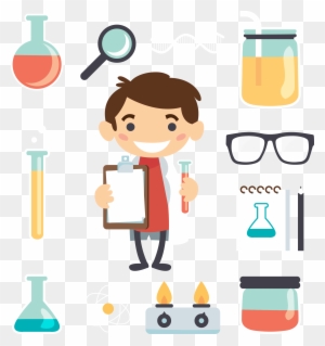 Science Scientific Method Scientist Laboratory Observation - Science Lab Vector Png