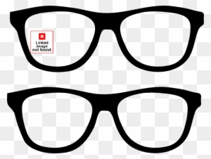 Black Star Glasses Clip Art At Clker - Nerd Glasses No Background