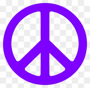 Purple Peace Sign Png