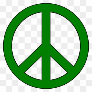 This Free Icons Png Design Of Green Peace Symbol, Black - Green Peace Symbol